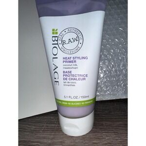 BIOLAGE RAW Heat Styling Primer Heat Protection Frizz Control matrix